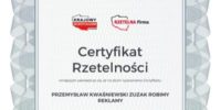  Certyfikat Rzetelna Firma 